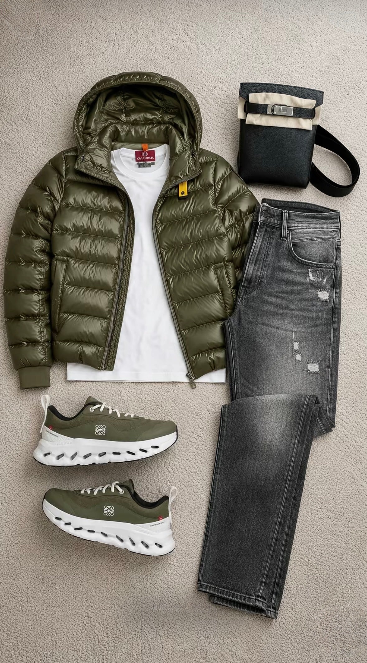 Combos Jean / Veste / T-shirt / Chaussure / Sacoche
