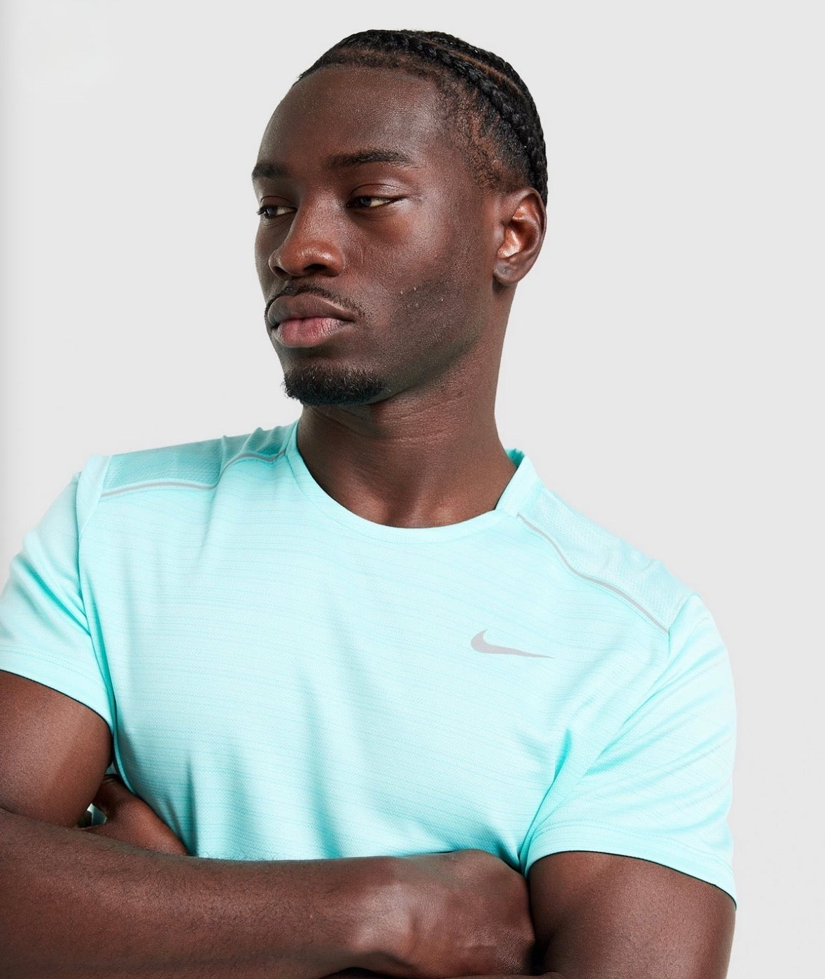T-shirt Running Nike - Bleu Reflective
