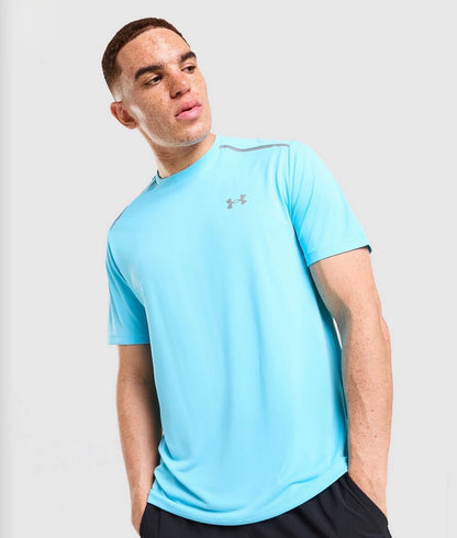 T-shirt Running Under Armour - Bleu Reflective