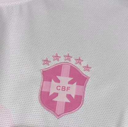 Maillot du Bresil - Blanc/Rose