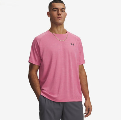 T-shirt Running Under Armour - Rose