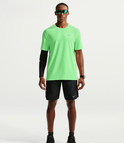 T-shirt Running Nike - Vert Reflective