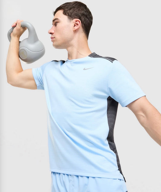 T-shirt Running Nike - Bleu Clair