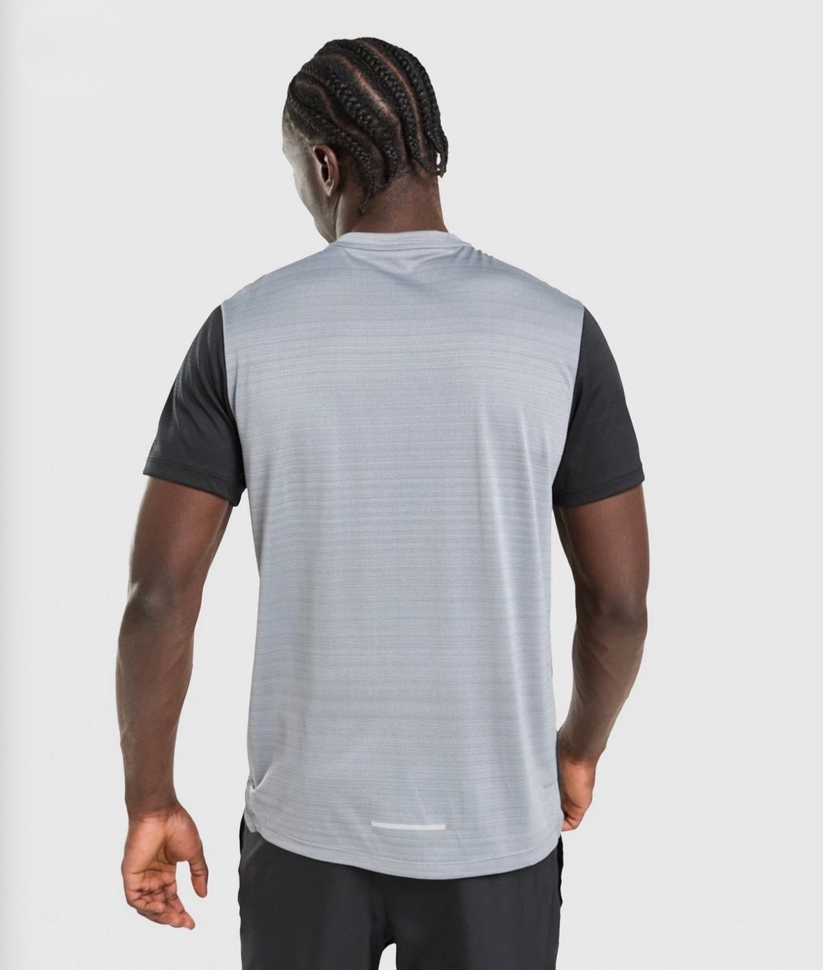 T-shirt Running Nike - Noir/Gris