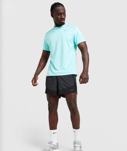 T-shirt Running Nike - Bleu Reflective