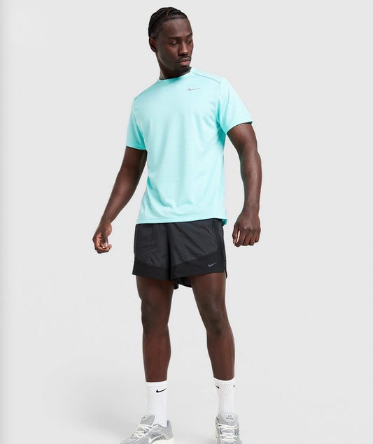 T-shirt Running Nike - Bleu Reflective