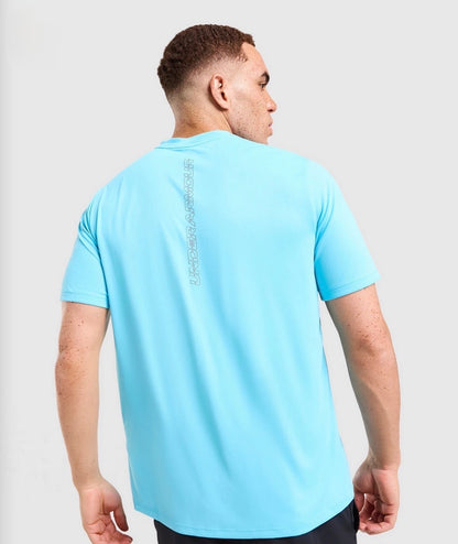 T-shirt Running Under Armour - Bleu Reflective