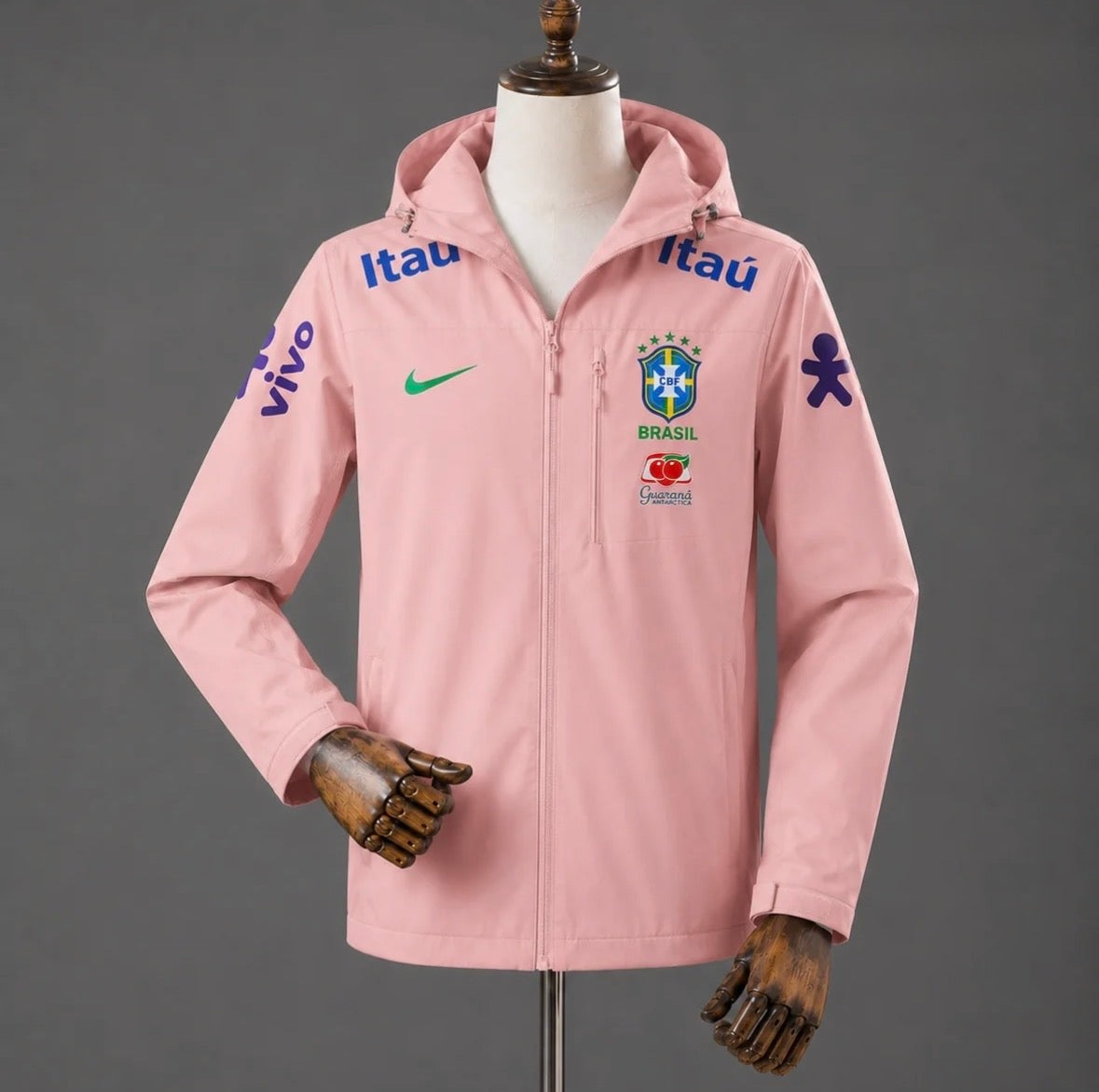 Veste Imperméable du Brésil -Rose
