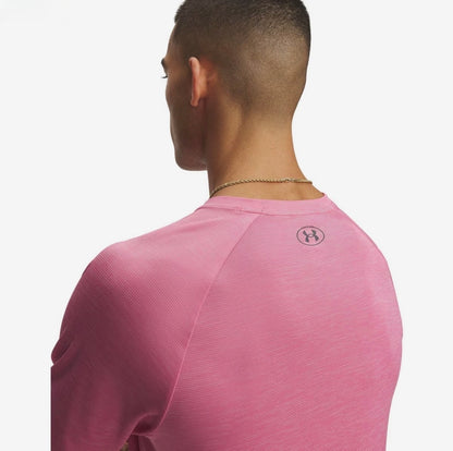 T-shirt Running Under Armour - Rose
